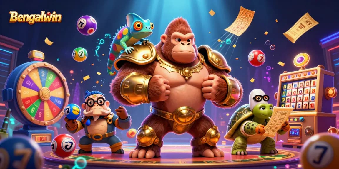 Bengalwin captivates players with exciting live casino adventures, featuring a powerful gorilla king.