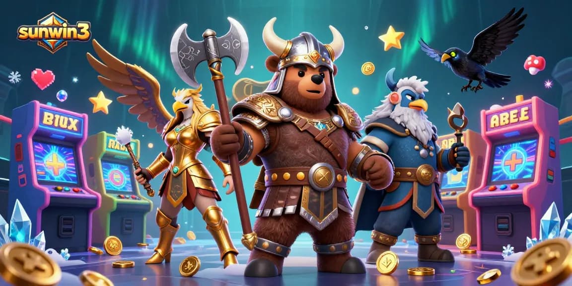 Experience thrilling gameplay at sunwin3 with dynamic 3D characters and vibrant casino elements.