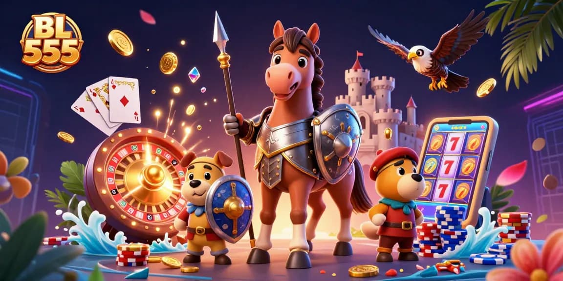 Experience thrilling gameplay with BL 555's vibrant casino adventure full of dynamic elements.