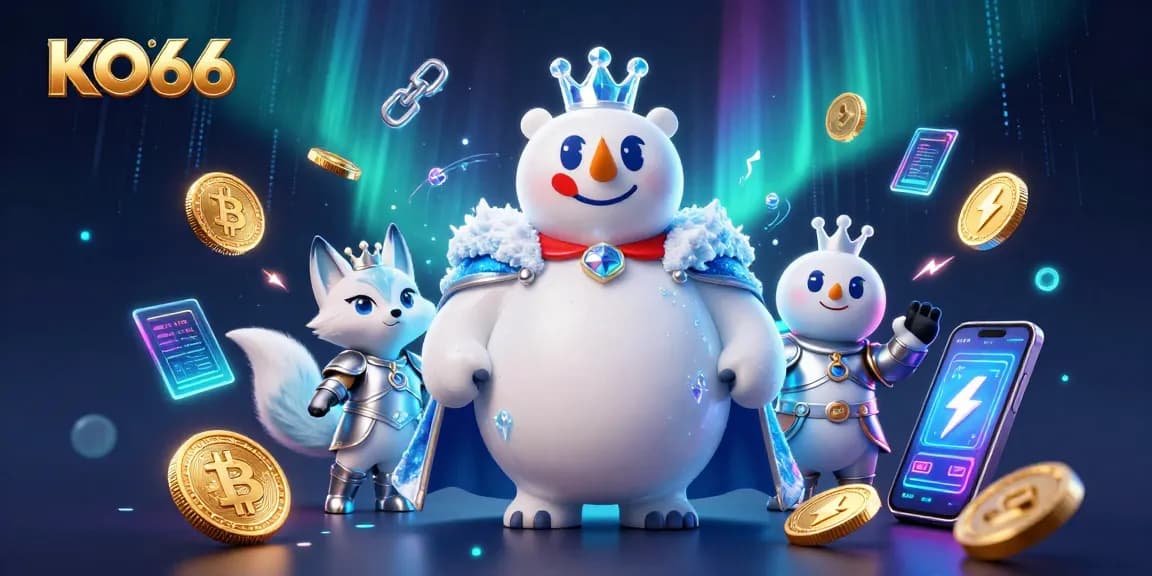 Experience thrilling gameplay at KO66, featuring immersive 3D characters and vibrant gaming elements.