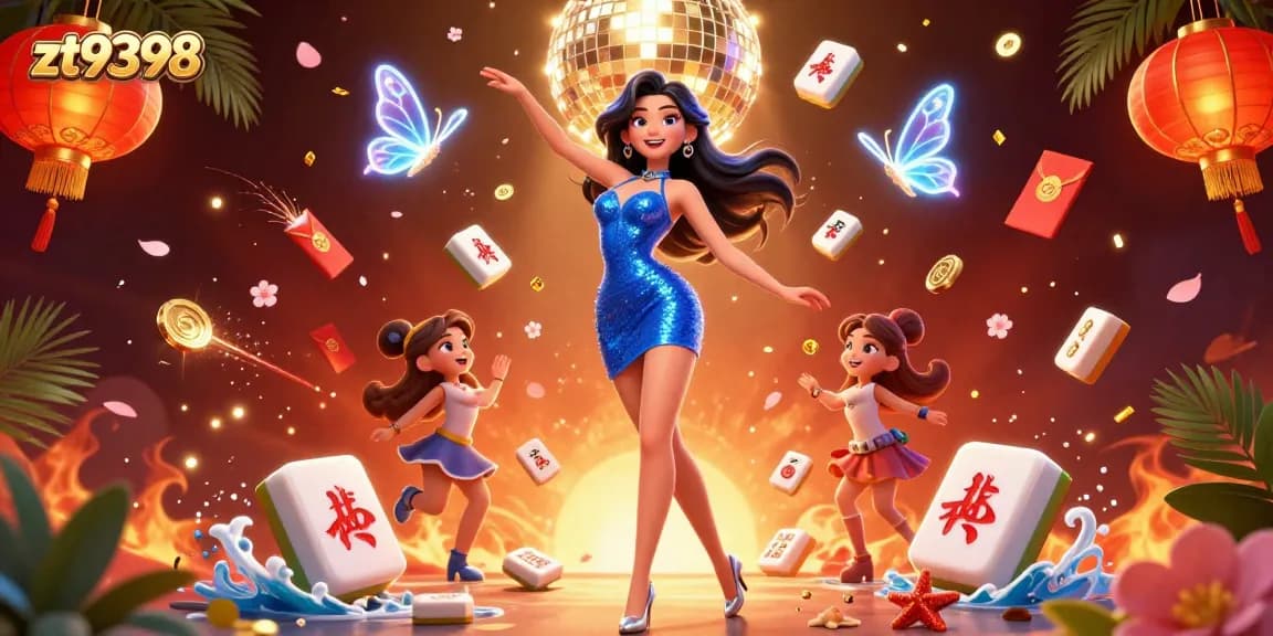 Bet on games at zt9398 with a vibrant 3D casino illustration showcasing fun and excitement.