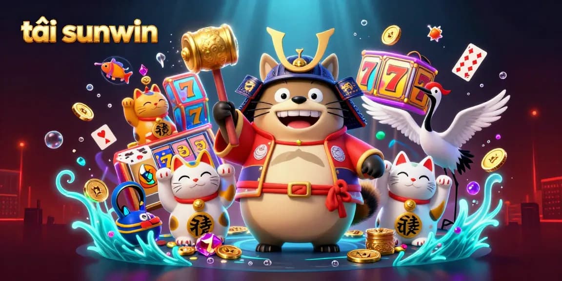 Engage in vibrant gameplay with tải sunwin featuring cheerful characters and exciting casino elements.