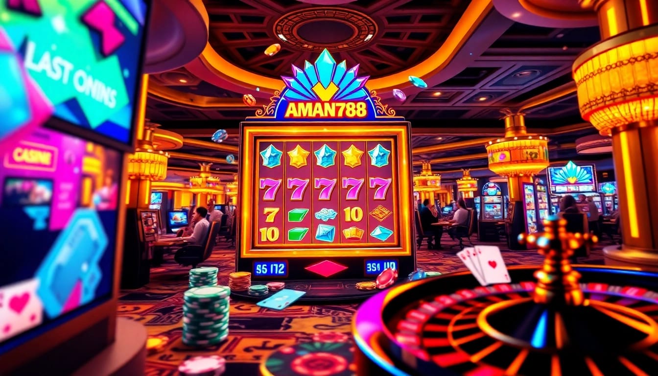 Rasakan sensasi permainan slot online AMAN788 dengan visual yang penuh warna dan peluang menang yang mengasyikkan.