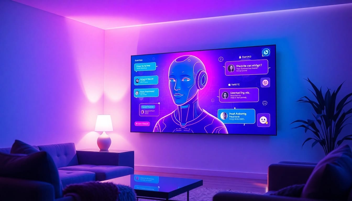 Engaging AI chat porn experience with interactive chatbot on a modern interface.
