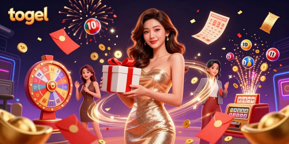 Experience the excitement of togel with vibrant lottery elements and festive casino energy.