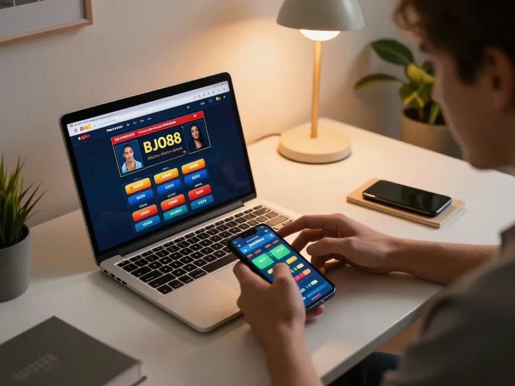 Pengalaman permainan online BJO88 bagi penggemar tamilmp3plus di rumah dengan antarmuka taruhan yang dinamis.
