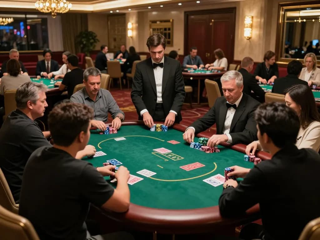 Engage in strategic poker gameplay at https://ulat123g.com/ in a lively casino setting filled with excitement.