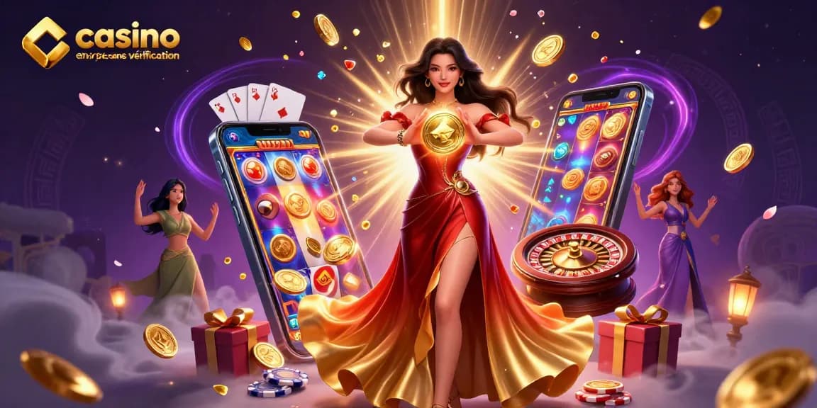 Win at casino en ligne sans vérification while enjoying colorful slot games and dazzling prizes.