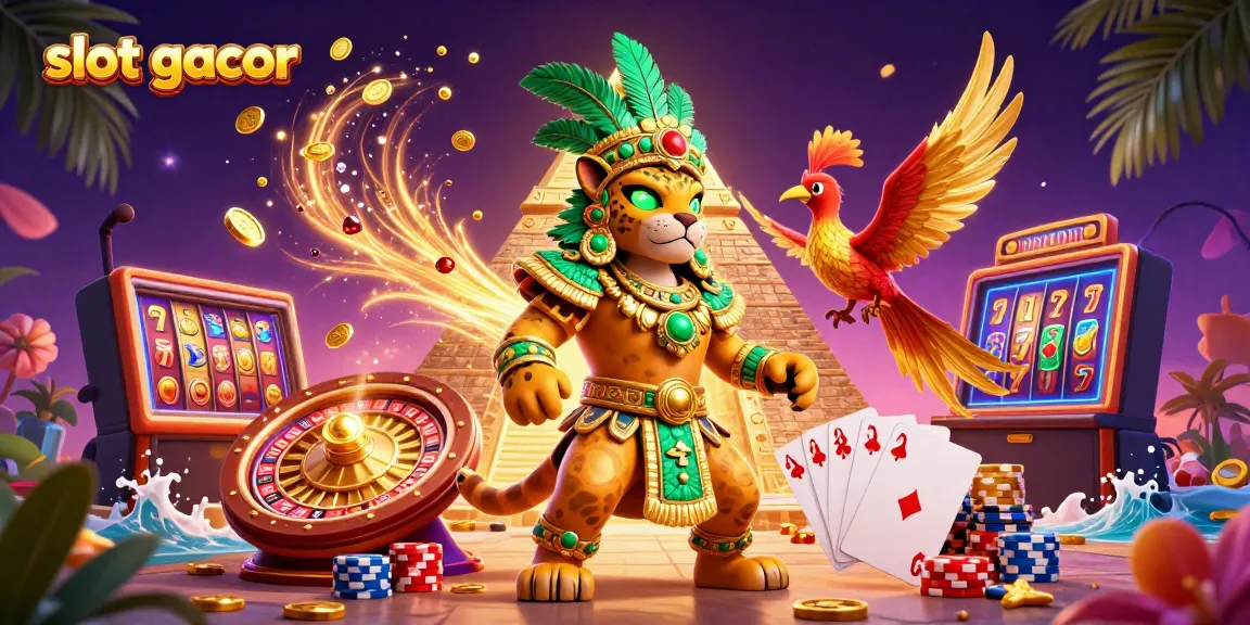 Slot gacor memikat dengan simbol keberuntungan dan efek visual yang memukau dalam permainan kasino.