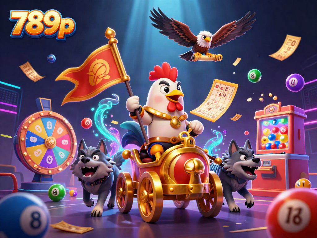 Experience thrilling adventures with 789p as cartoon characters embark on dynamic gaming events.