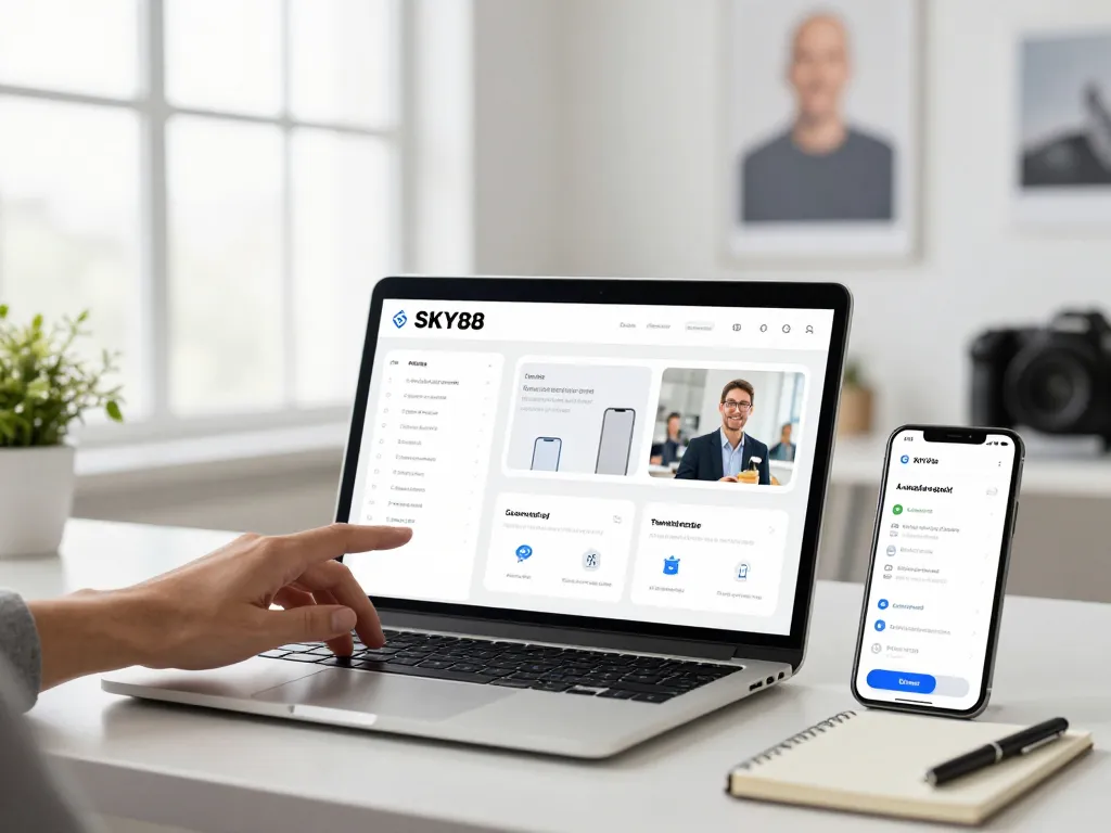 SKY88 user-friendly digital platform interface showing seamless navigation and engaging features.