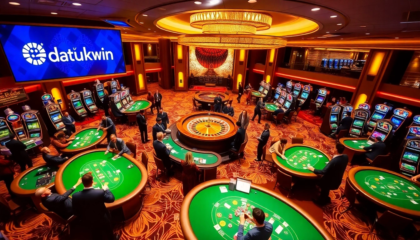 Rasakan sensasi Datukwin dengan poker taruhan tinggi dan roulette dalam suasana kasino mewah.