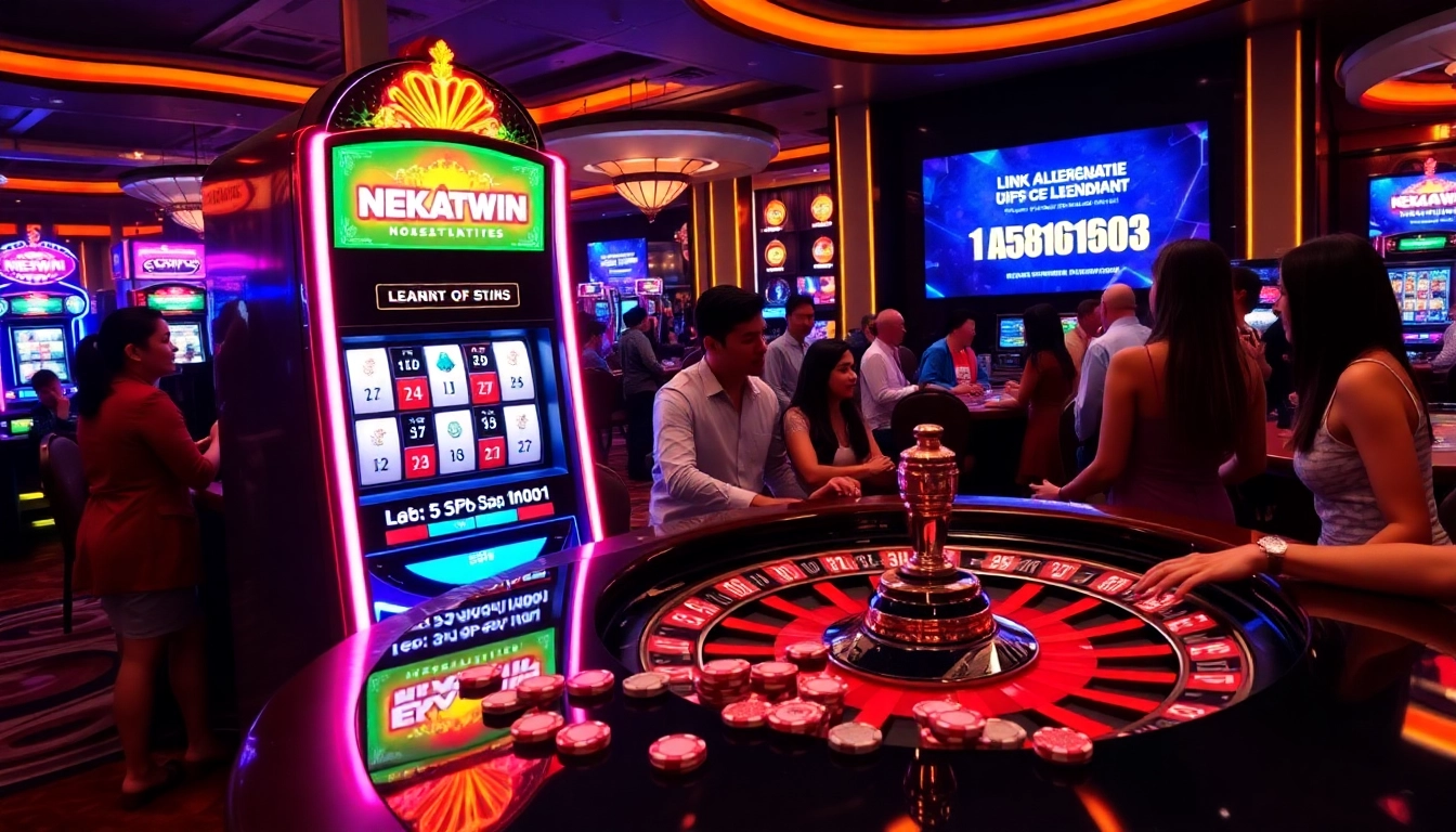 Experience the thrill of link alternatif nekatwin with vibrant casino tables and exciting gameplay.