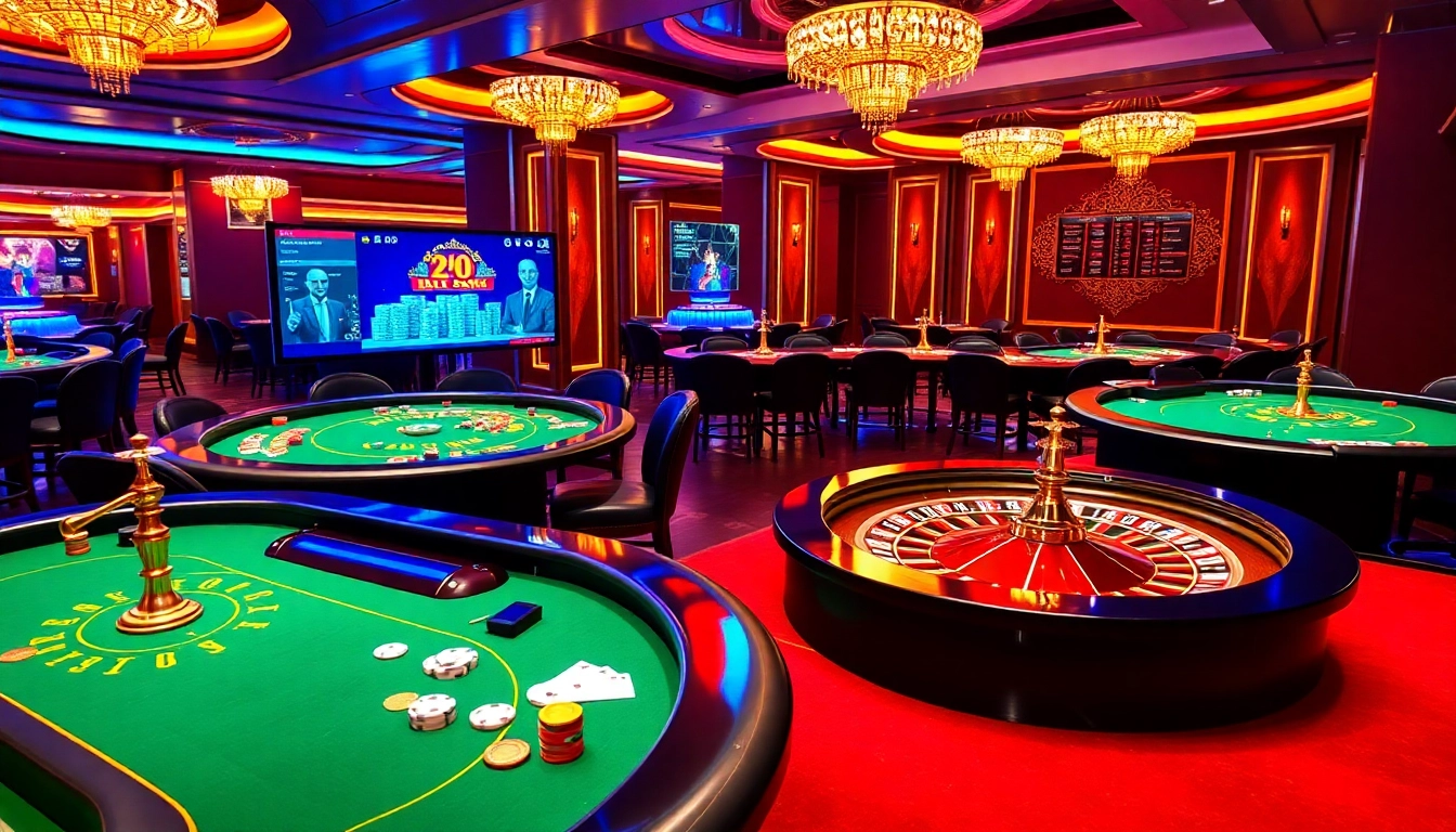 Experience thrilling gameplay at https://rr88c.mobi/ with vibrant casino tables and intense players.